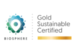 Logo Biosphere - Gold Sustainable Certified